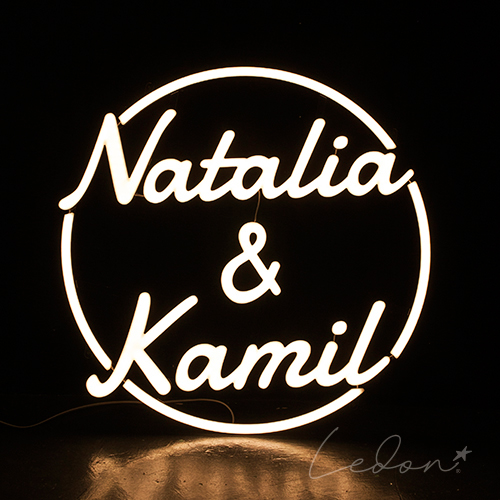 Neon na wesele Natalia & Kamil