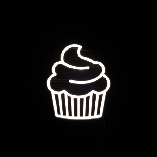 Neon na zamówienie muffin