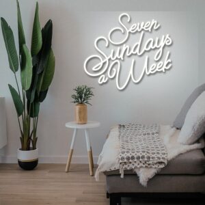 Neona zamówienie "seven sundays a week " idealnie sprawdzi się w sypialni