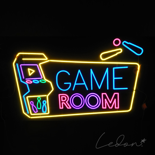 neon na zamówienie game room