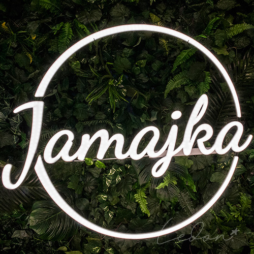 neon reklamowy do restauracji Jamajka